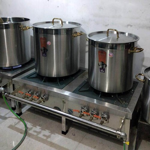 燃气灶台矮脚特厚卤味卤鸭商用低