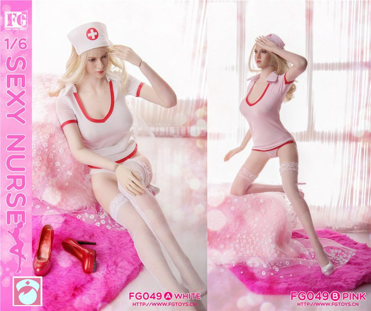 性感护士服女兵人现货