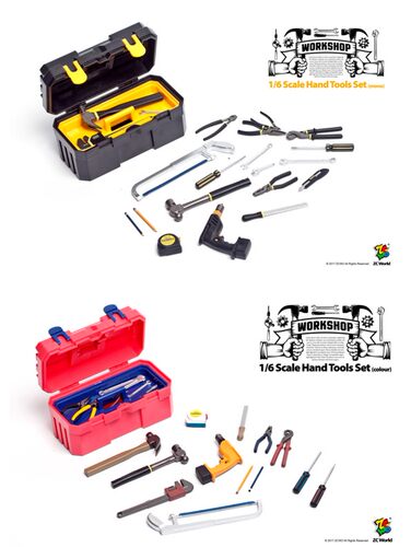 现货 佳偶模玩 ZCWO 1/6 铁人兄弟潮流手工工具套装 工具箱 2款色 - 封面