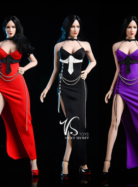现货VSTOYS 1/6 晚宴连衣裙 19XG49 适合TBL/PH包胶女素体兵人偶