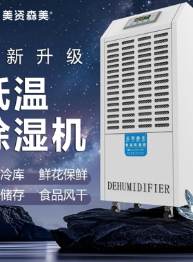耐低温除湿机工业大功率泳池抽湿霜快除潮抽湿机药品冷藏保鲜化