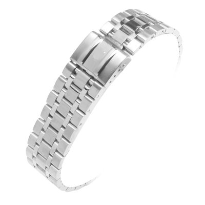 适用帝舵手表带钢带帝陀经典王子15833-50133男表带20mm 叉口表链