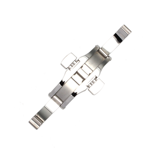 代用天梭表扣蝴蝶扣库图 T41 T035力洛克1853机械钢带扣 表链卡扣