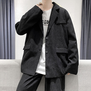 情侣灯芯绒西装韩版宽松气质西服外套 F336P75 控价98,男装西服,电商A073