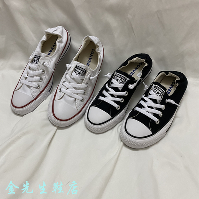 一脚蹬帆布鞋匡威休闲低帮女子