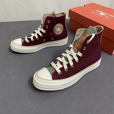 匡威休闲男女高帮帆布鞋