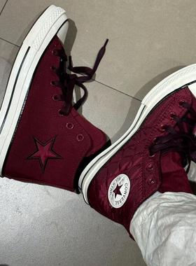 CONVERSE匡威1970S潮流复古红色星星高帮男女休闲帆布鞋 A04279C