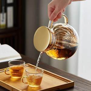 玻璃茶壶茶水分离家用冷水壶耐高温单壶电陶炉烧水壶煮茶器泡茶壶