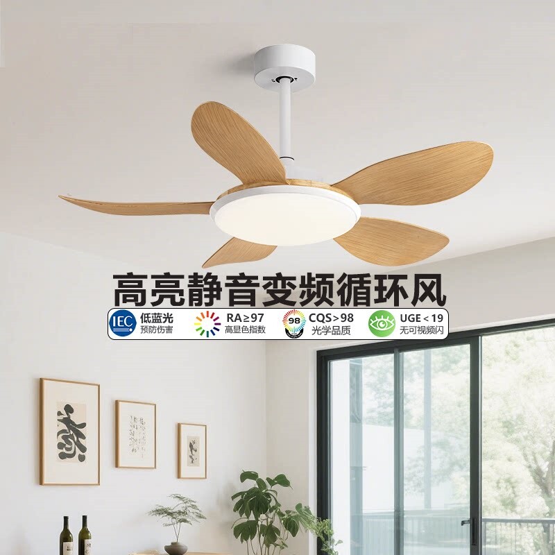 2025新款变频遥控静音吊扇灯客厅