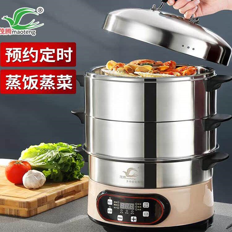预约保温定时电蒸锅多功能家用蒸