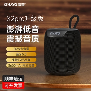 德国20W蓝牙音箱大音量小型低音防水便携式雷登X2音响炮迷你户外