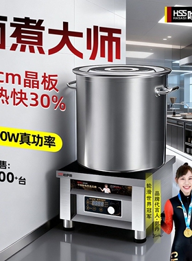 哈萨斯商用电磁炉6000w平面商业