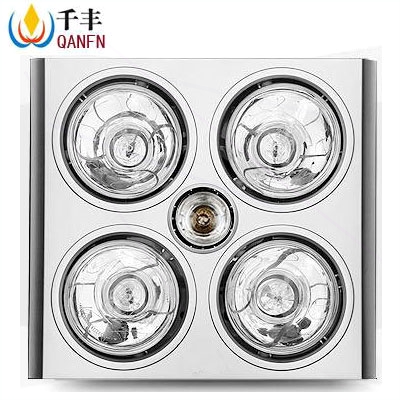 传统吊顶四灯浴霸PVC面板三合一取暖器嵌入式老式吊顶浴室浴霸灯