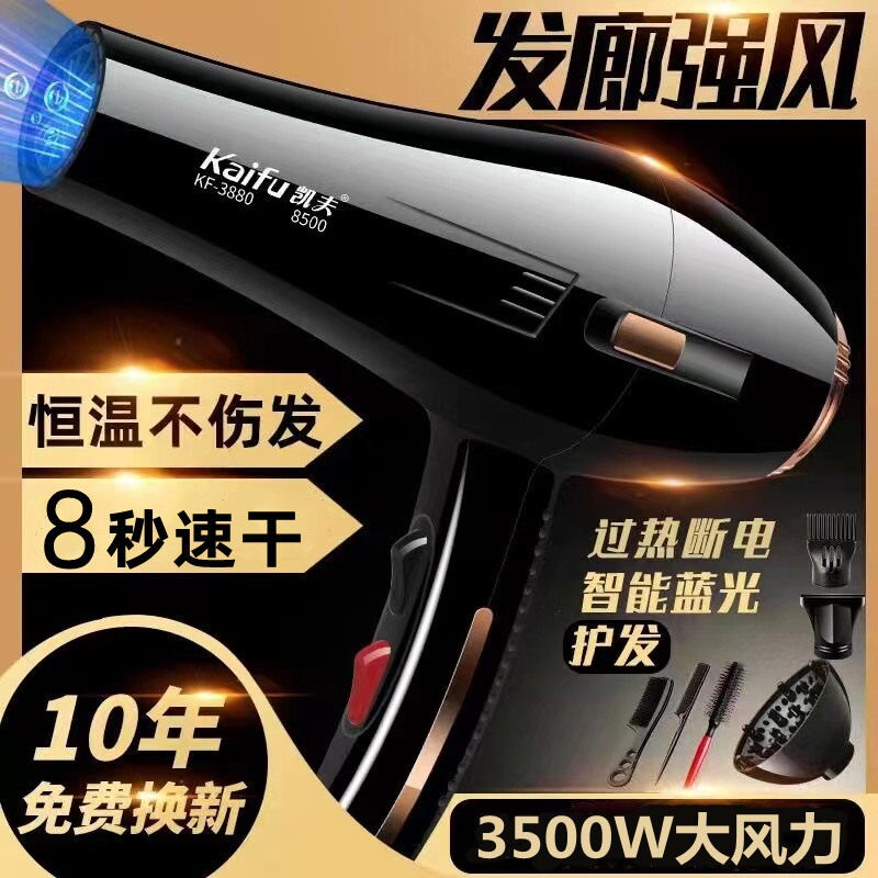 德国电吹风机家用大功率发廊3500速干大风力理发店负离子护发风筒