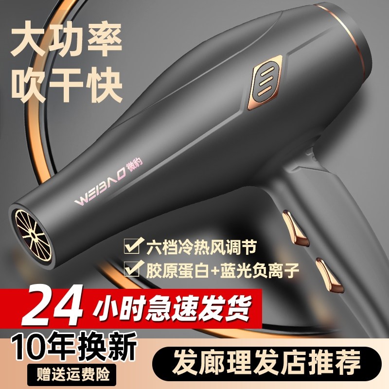 发廊专用吹风机家用大功率理发店发冷热风发型师电吹风筒负离子护