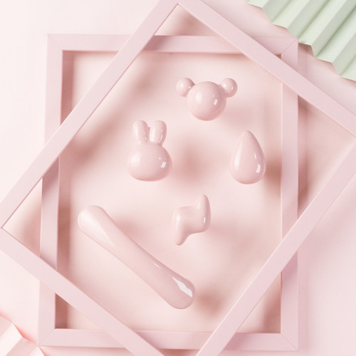 卡通抽屉陶瓷黄铜儿童房门把手