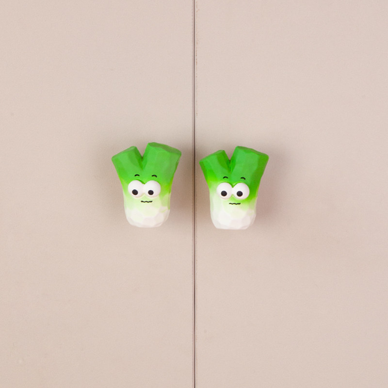 可爱大眼睛蔬菜水果造型卡通儿童房轻奢创意橱柜门柜子拉手把手,基础建材,小拉手,淘宝优惠券,粉丝福利购,淘宝优惠卷