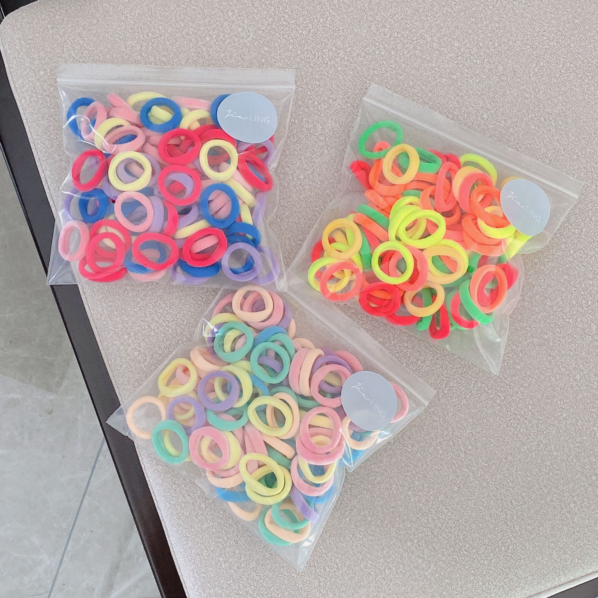 韩版儿童弹力小号不伤发毛巾圈