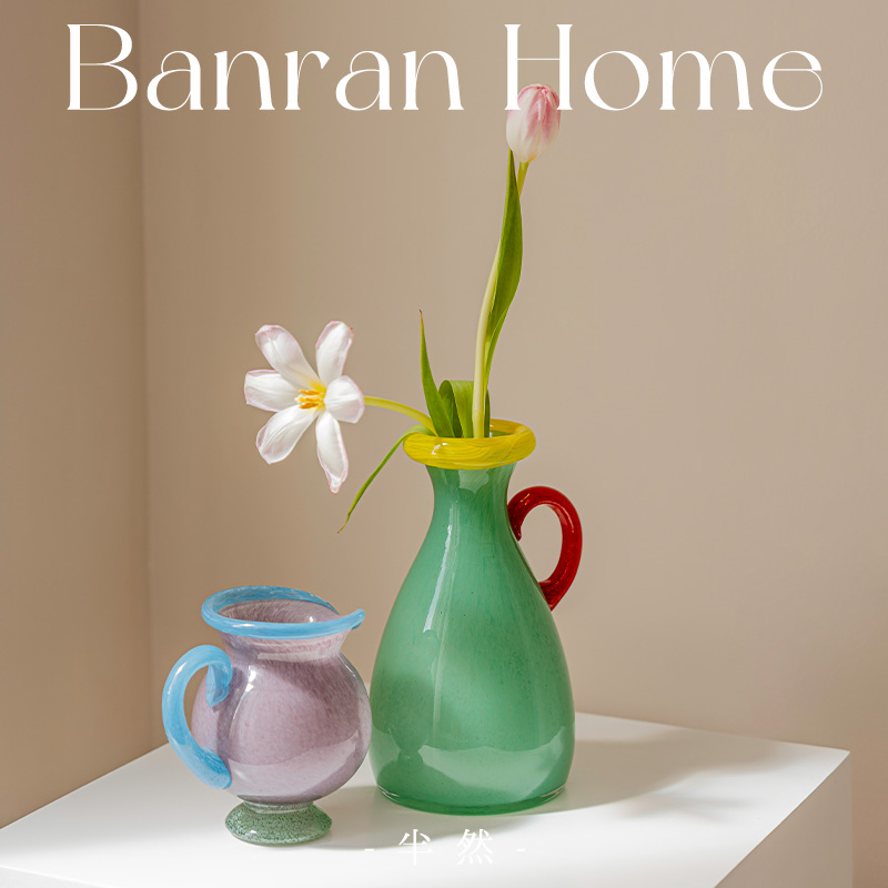 多巴胺提手琉璃花瓶彩色