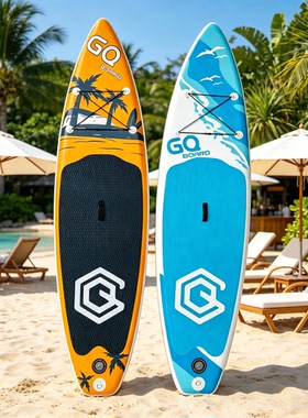 杰世/GQ-sw2025新品款海浪充气冲浪板浆板漂流板水上滑板浮板划水