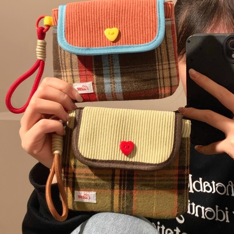 高颜值零钱包女随身便携多层卡包可挂卫生巾收纳包迷你分区化妆包