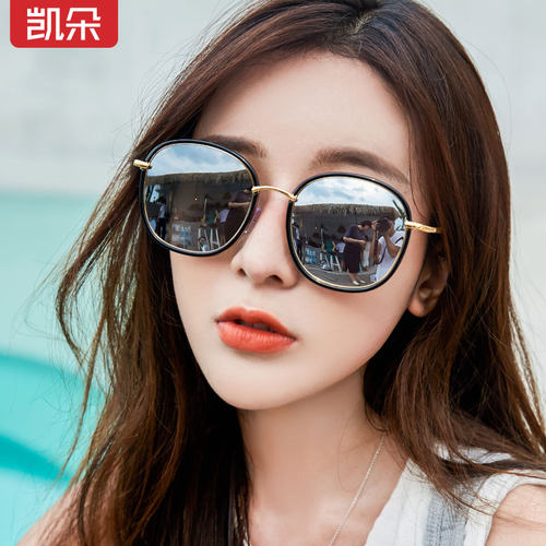 偏光太阳镜女潮流墨镜圆脸眼睛