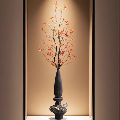 陶瓷花艺百搭风花瓶竖高款