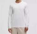 Lushi045-Men's Flexible Quick-Drying Long t White