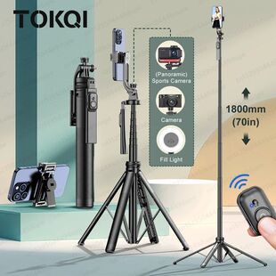 Tripod for Smartphone Light Camera,Tripods Stand with Wirele