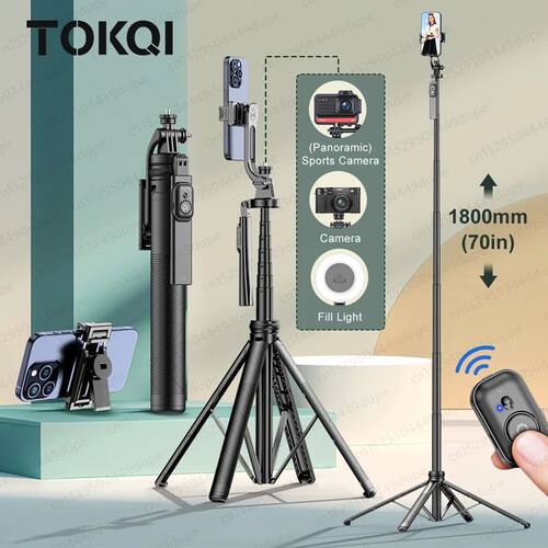 Tripod for Smartphone Light Camera,Tripods Stand with Wirele