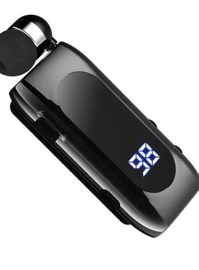 K55 Bluetooth-compatible Headset Lavalier Retractable Cable