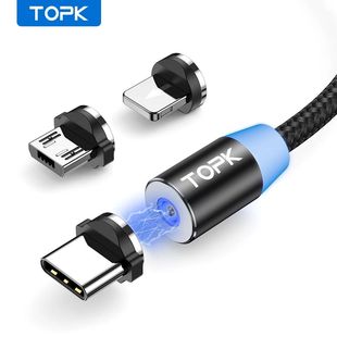 TOPK Magn Cable Rotating Degree 360 Charging Magnetic