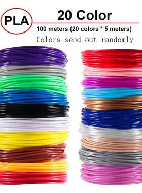 5M 20 Colors 3D Pen Refills Pla 3D Pen Printing Cables 3D Pr