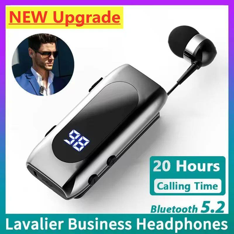 Lavalier Business Bluetooth 5.2 Headphone Talk/Music Time 20