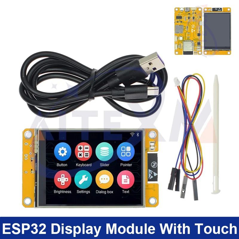ESP32 LVGL WIFI&Bluetooth Development Board 2.8 inch LCD TFT