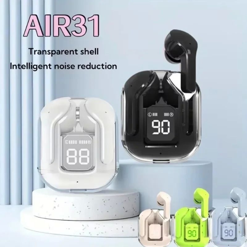 Original T2 Wireless Bluetooth Earphones Transparent HIFI He
