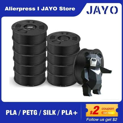 JAYO PLA PLA PLUS ABS PETG SILK Filament 1.75MM 10 Rolls / S