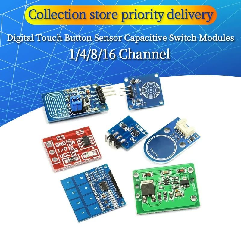 1/4/8/16 Channel TTP223 TTP224 TTP226 TTP229 Jog Digital Tou