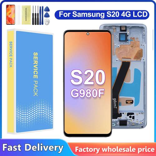 For Samsung S20 Touch Screen G980 G980F G980F/DS LCD Display
