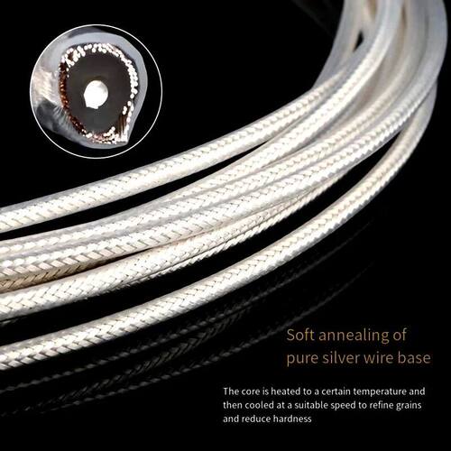 Pure Silver Signal Cable Bulk Machine Inner Line DC Power Co