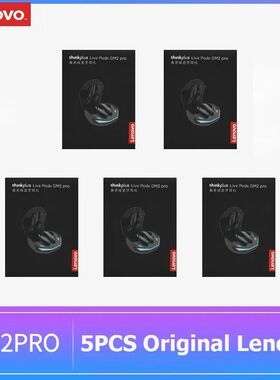 5PCS Original Lenovo GM2 Pro TWS Wireless Bluetooth Headset