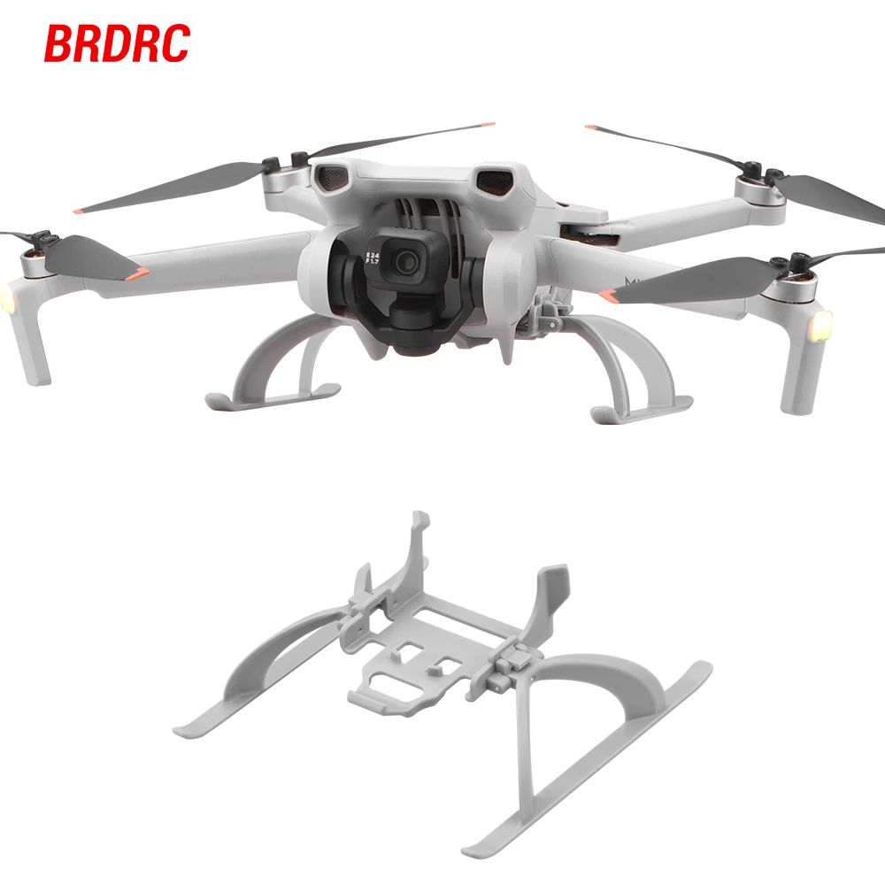 BRDRC Landing Gear for DJI Mini 3/3 Pro Drone Foldable Expan