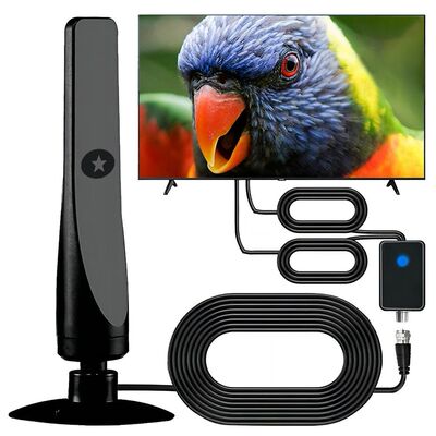 TV Digital Antenna with Signal Booster Portable Antenna 50 M