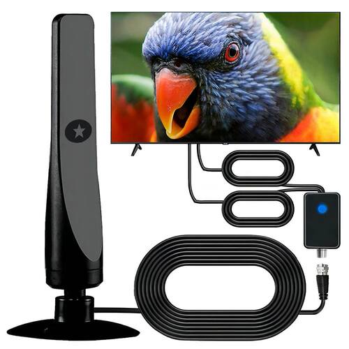 TV Digital Antenna with Signal Booster Portable Antenna 50 M