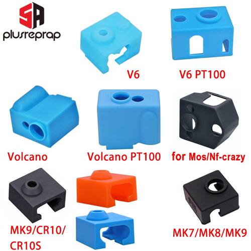3D Printer Parts Silicone Sock for V6 Volcano MK8/MK9/CR10/C
