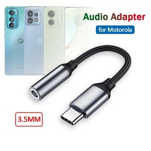 USB Type-C to 3.5mm Jack Audio Adapter Digital Cable for Mot