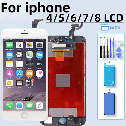 AAA+ Genuine LCD For Iphone 4 5 6 6S Display Touch Screen Di