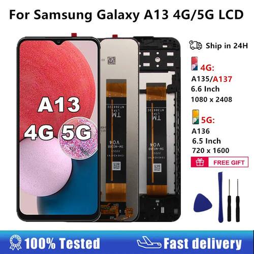 A13 Display For Samsung Galaxy A13 4G 5G LCD Display Touch S