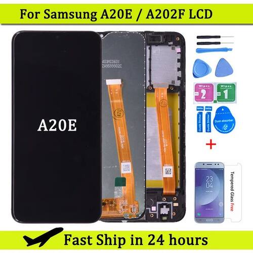 For Samsung A20e A202 A202F LCD Display with Touch Screen Di
