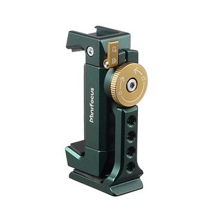 Metal Cell Phone Tripod Mount Smartphone Holder Adapter Alum